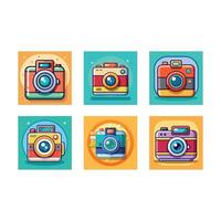 Mobile Camera Stunning Line Art Designs for Print vector