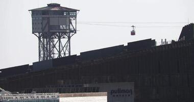 A large building with a tower on top video