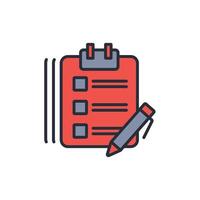 Quiz icon. .Editable stroke.linear style sign for use web design,logo.Symbol illustration. vector