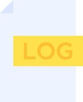 Logo for a company that sells log products vector