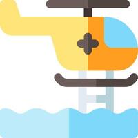 Helicopter illustration design vector