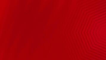 Red Hexagonal Tunnel with Depth Optical Illusion. video