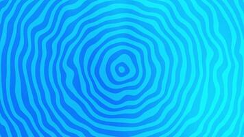 Blue Concentric Circle Optical Depth Background Loop. video