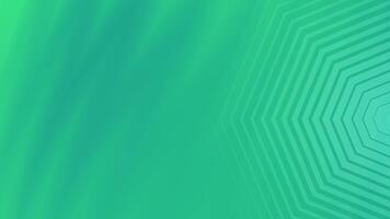Green Hexagonal Tunnel with Depth Optical Illusion. video