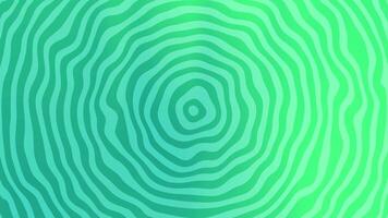 Green Concentric Circle Optical Depth Background Loop. video