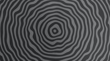 Dark Grey Concentric Circle Optical Depth Background Loop. video