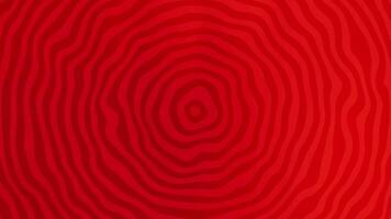 Red Concentric Circle Optical Depth Background Loop. video