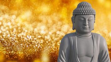 The buddha for religion or background concept 3d rendering. photo
