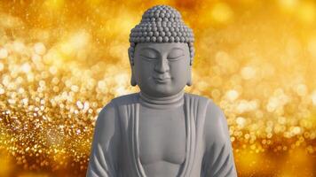 The buddha for religion or background concept 3d rendering. photo