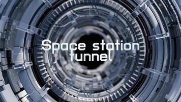 Space Station Tunnel motion_graphic