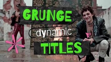Grunge Dynamic Titles motion_graphic