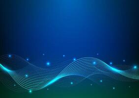 Abstract futuristic wave technology background. Design for futuristic, fiber optic, wave, telecoms, digital, internet, online, network, communication, connection, neon, line. vector