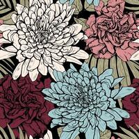 Floral seamless pattern for fabrics, wrapping paper or any disign vector