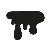Melting drop sketch illustration vector