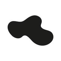 Abstract liquid spot graphic element vector