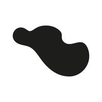Hand sketched liquid spot graphic vector