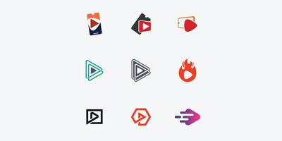 A set of different logos that are all different vector