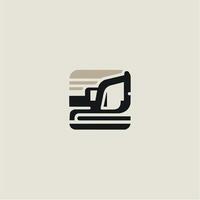 A logo for a company that makes a machine vector