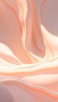 abstract peach-colored background with flowing lines photo