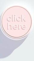 3d click here button rendered a digital style photo