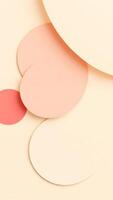 overlapping pastel circles create a soft soothing visual photo