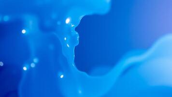 blue abstract wave with soft texture photo