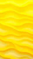 vibrant yellow abstract design with smooth flowing lines photo