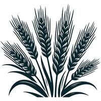 Wheat on a white background vector