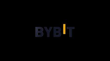 Logo Bybit 3d animation on Transparent Background video
