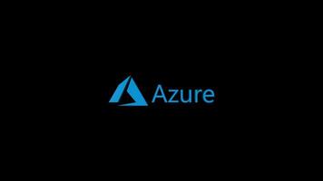 Logo Azure 3d animation on Transparent Background video