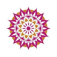 Artful Mandala with Vibrant Pattern vector