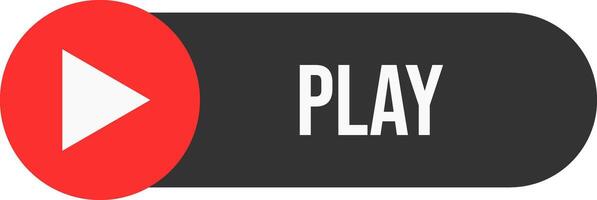 Media Play Button. vector