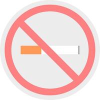 No Smoking Icon. Smoking Prohibited Symbol. vector