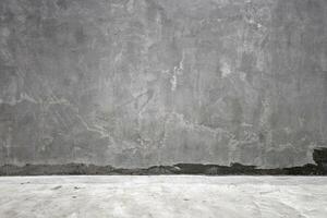 Abstract Concrete Room Background Using for Product Presentation Backdrop. photo