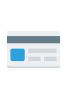 simple atm card icon for design. atm symbol vector