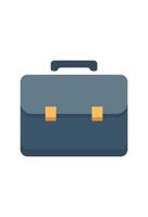 simple suitcase icon for design. suitcase symbol big bag vector