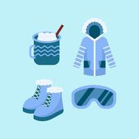 Decoration Collection Of Winter Element vector