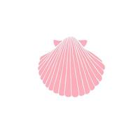 Hand drawn doodle sketch shell vector
