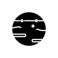 mercury icon solid style vector