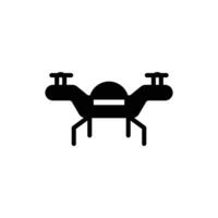 drone icon solid style vector