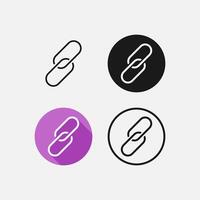 Link Personal or Company Website Icon vector
