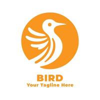 Simple Bird Logo Design vector