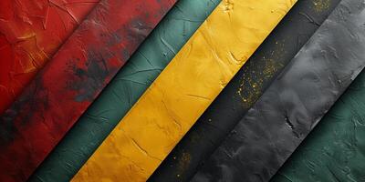 Detailed view of vibrant multicolored wallpaper pattern photo
