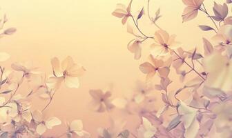 A close up of a flower with a light pink background photo