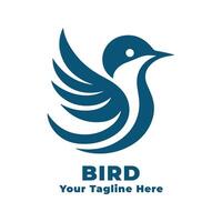 Logo Simple Bird Design vector