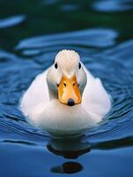 A duck with a yellow beak photo