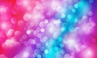 Abstract colorful light background with pink bokeh effect. circle blur. artistic soft color. vector