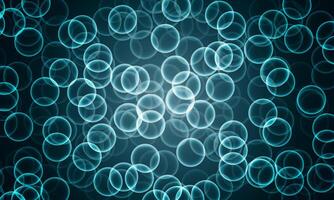 Abstract circle bubbles color background. bright light. vector