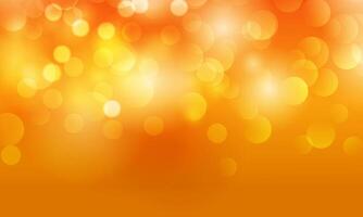 Abstract gold light background with bokeh effect. circle blur and blank space. vector