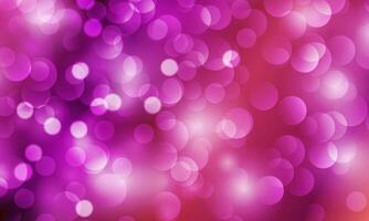 Abstract purple light background with bokeh effect. circle blur. romantic color. vector